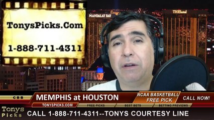 Houston Cougars vs. Memphis Tigers Pick Prediction NCAA College Basketball Odds Preview 2-27-2014