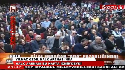 Yılmaz Özdil Halk Arenası'nda
