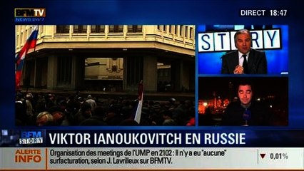 下载视频: BFM Story: Ukraine: réapparition de Viktor Ianoukovitch en Russie et vives tensions politiques en Crimée - 27/02