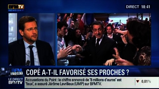 BFM Story: Jean-François Copé a-t-il favorisé ses proches sur les comptes de l'UMP lors de la campagne présidentielle de 2012 ? - 27/02