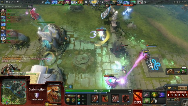 Cloud9 vs Power Rangers Game 3 Part 2- Dota 2 Champions League