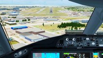 FSX Boeing 787 Landing Montreal ( Cockpit ) ( HD )