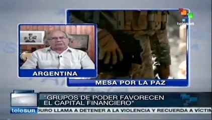 Grupos de poder privilegian al capital sobre el pueblo: Pérez Esquivel