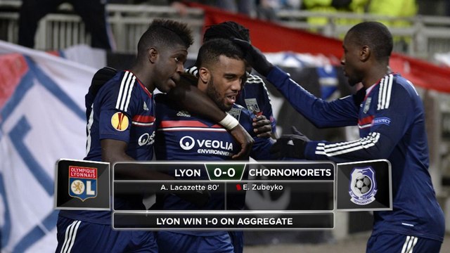 16e - Lyon continue son parcours européen