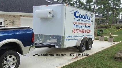 Small Refrigerated trailer for sale