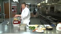 Fox59 Chef's Academy  Seared Scallops & Artichokes Barigoule on Parsnip Puree