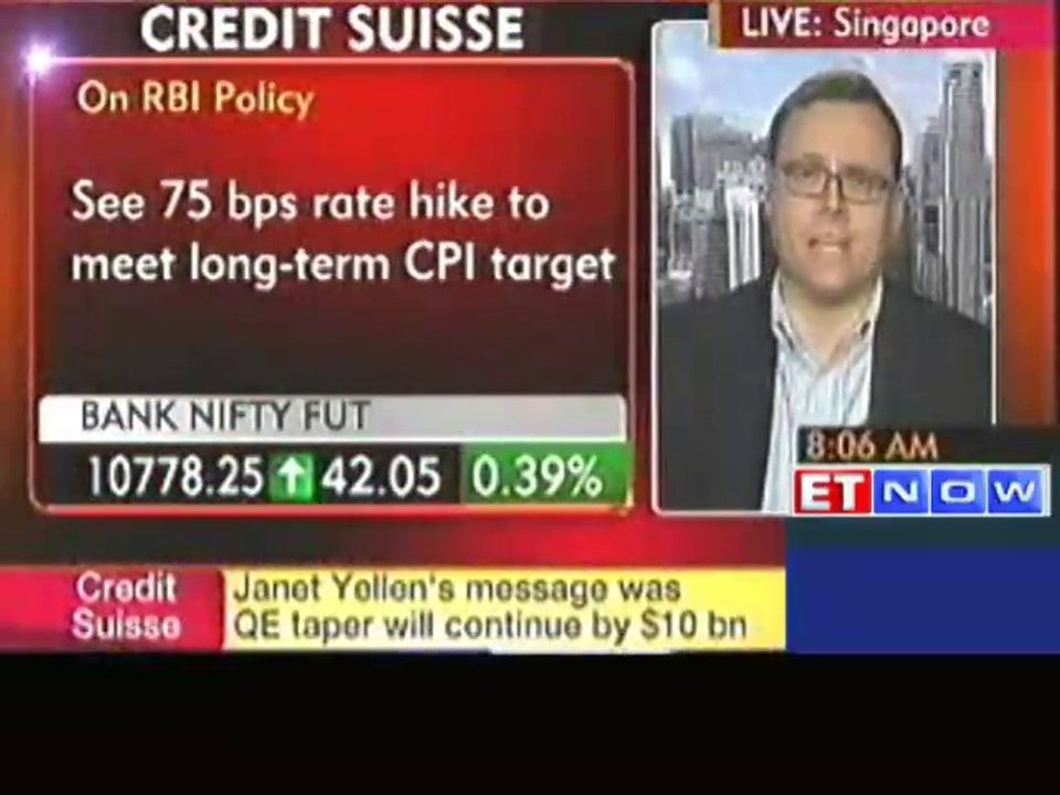 Markets have become comfortable with QE tapering: Robert Prior, Credit Suisse