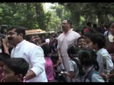 Nana Patekar has shown his special affection to children at his residence