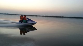 Youngest girl 9 years riding Jet Ski (Lahore Marina Boat Club)