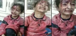 Amca Yeni Pijamamı Kesme (Suriyeli Kız Çocuğu)