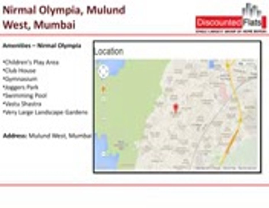 Nirmal Life Style Nirmal Olympia New Launch Project at Mulund West Mumbai