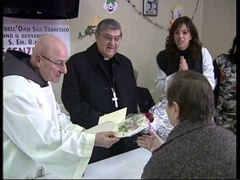 Castellammare di Stabia (NA) - Sepe in visita all'Oasi San Francesco (27.02.14)