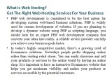 What is web hosting? Get the right web hosting services for your business: