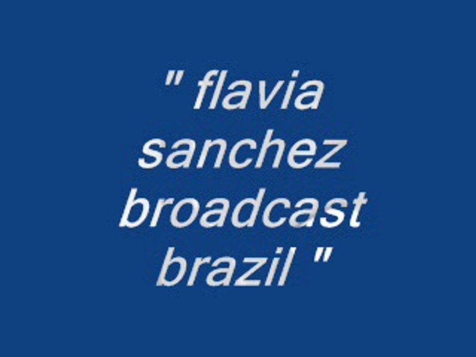 flavia sanchez broadcast brazil on Poptropica