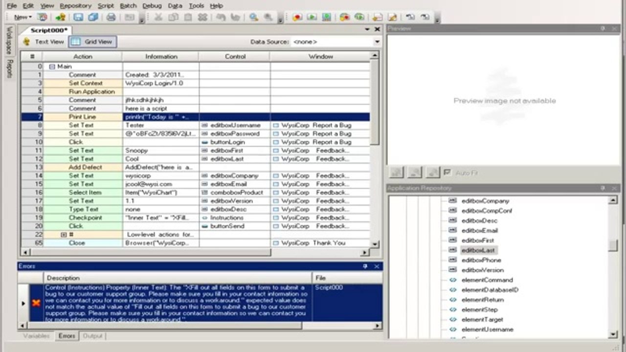 Automated Regression and Load Testing with QA Wizard Pro