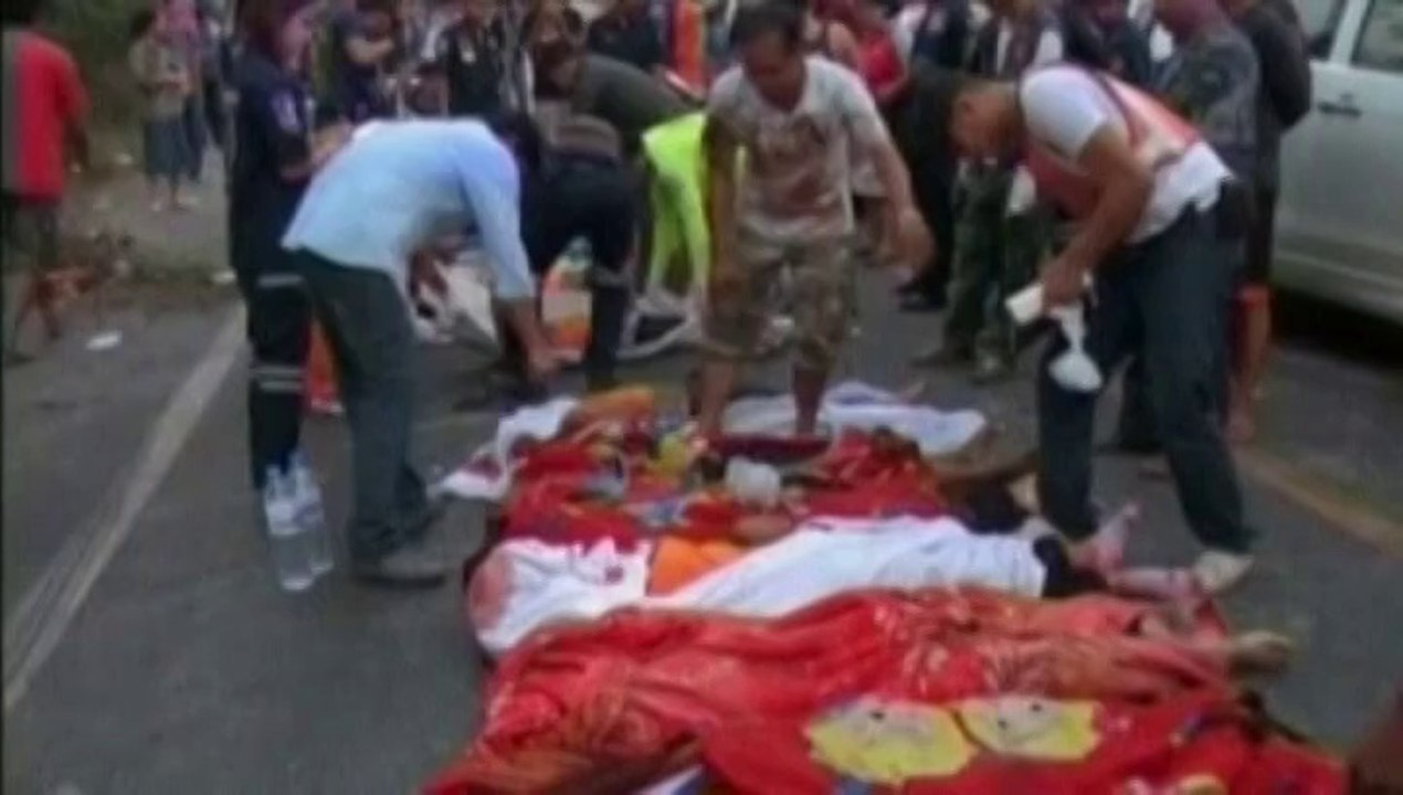 Thaïlande : 15 morts dont 13 enfants dans un accident de car