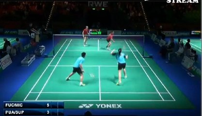 Yonex German 2014: Nithipon/Puttita VS Michael Fuchs/Birgit Michels Set1
