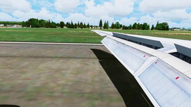 FSX AeroMexico MD 81 Landing @ Eastern West Virginia Regional ( Wing ) ( HD )