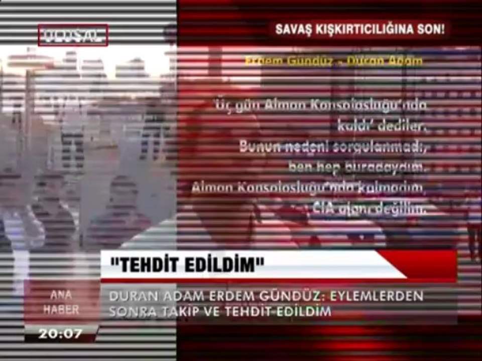 TEHDİT EDİLDİM