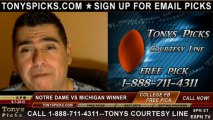 Michigan Wolverines vs. Notre Dame Fighting Irish Pick Prediction NCAA College Football Odds Preview 9-7-2013