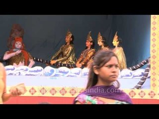 Displaying of idols during Janmashtami in Delhi