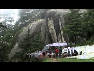 Cave temple of Barahi Devi in Devidhura