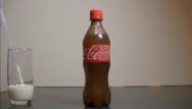 Coca-Cola   Lait - pas beau à voir!