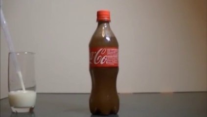 Coca-Cola + Lait - pas beau à voir!