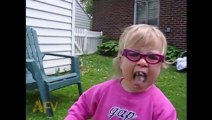 Adorable Baby's First Dandelion!.. so funny and adorable kid