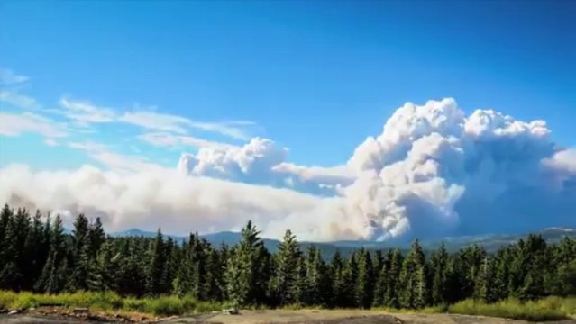 Rim Fire Time Lapse - Yosemite National Park August 2013