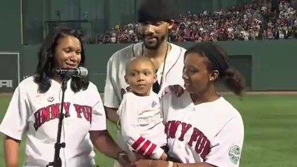 4-year-old battling leukemia belts out an awesome God Bless America...