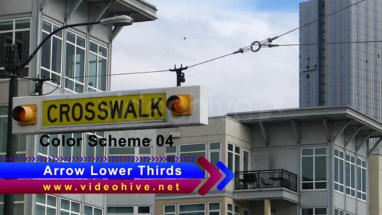 Arrow Lower Thirds - After Effects Template