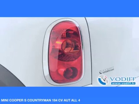 VODIFF : MINI OCCASION ALSACE : MINI COOPER S COUNTRYMAN 184 CV AUT ALL 4