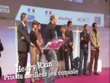 Frédéric Mitterrand remet le prix de la Création française du Jeu vidéo 2010