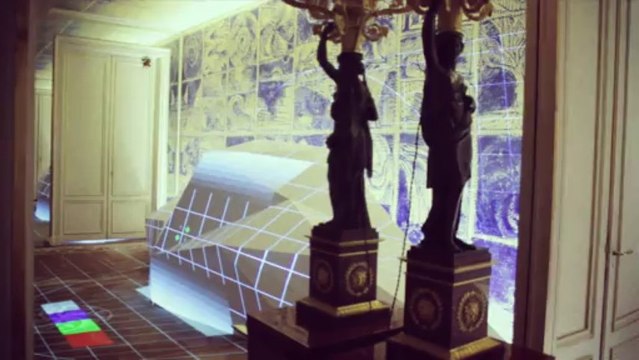 Installation numérique pour les vœux du ministre de la Culture et de la Communication à la presse