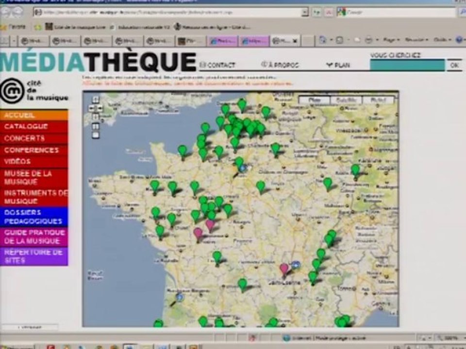 Médiation et numérique dans les équipements culturels: Cité de la musique (Paris)