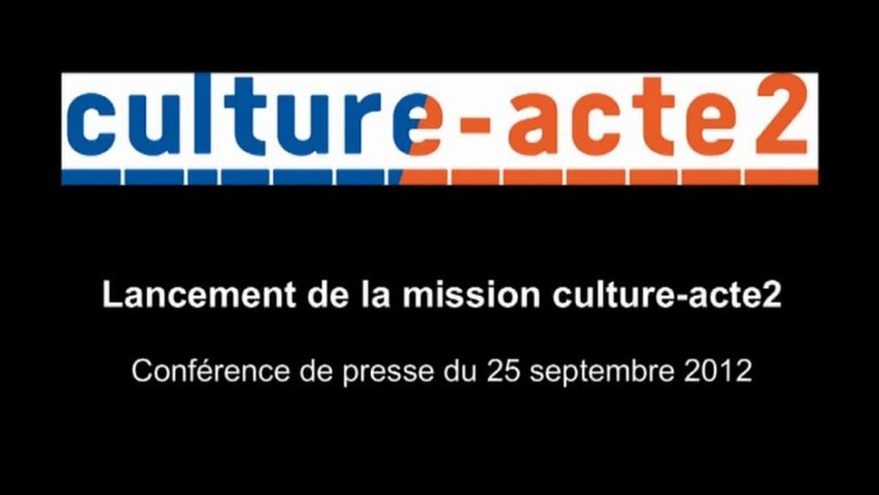 Mission culture-acte2 | présentation de la mission Culture-acte2  [audio]