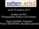 Mission culture-acte2 | audition de PAJ - Photographes-Auteurs-Journalistes- [audio]