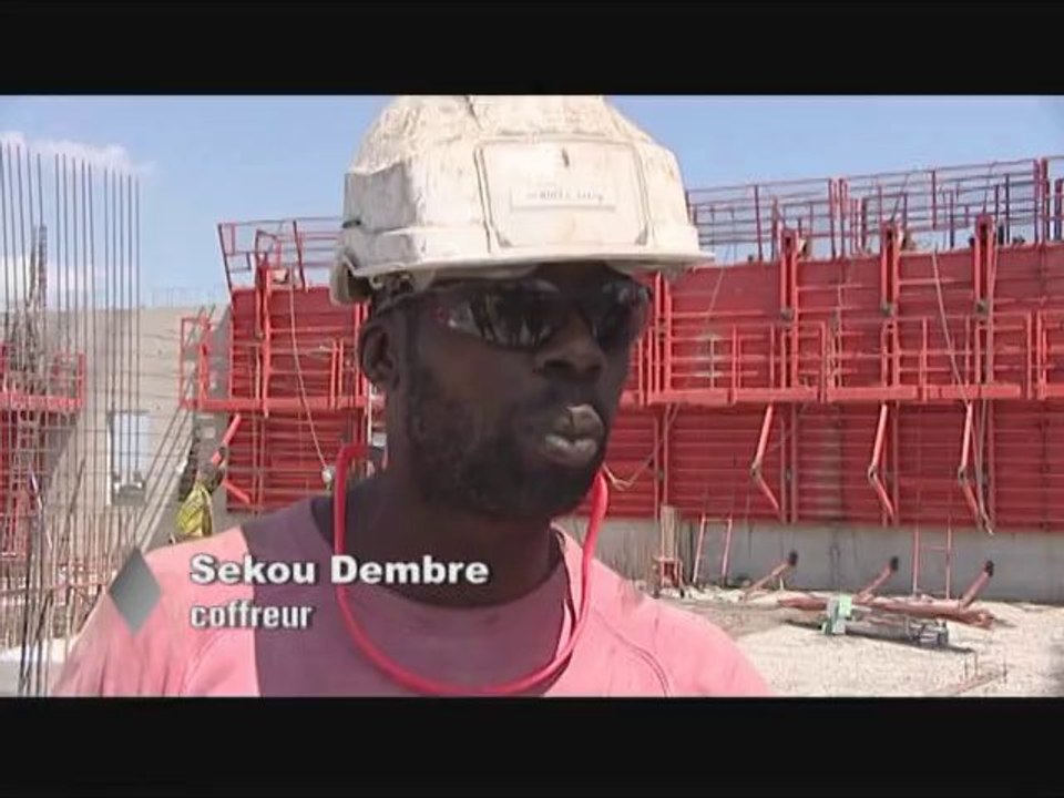 Construction des Archives nationales, site de Pierrefitte-sur-Seine
