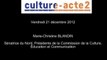 Mission Culture-acte2 | Audition de Marie-Christine BLANDIN [audio]