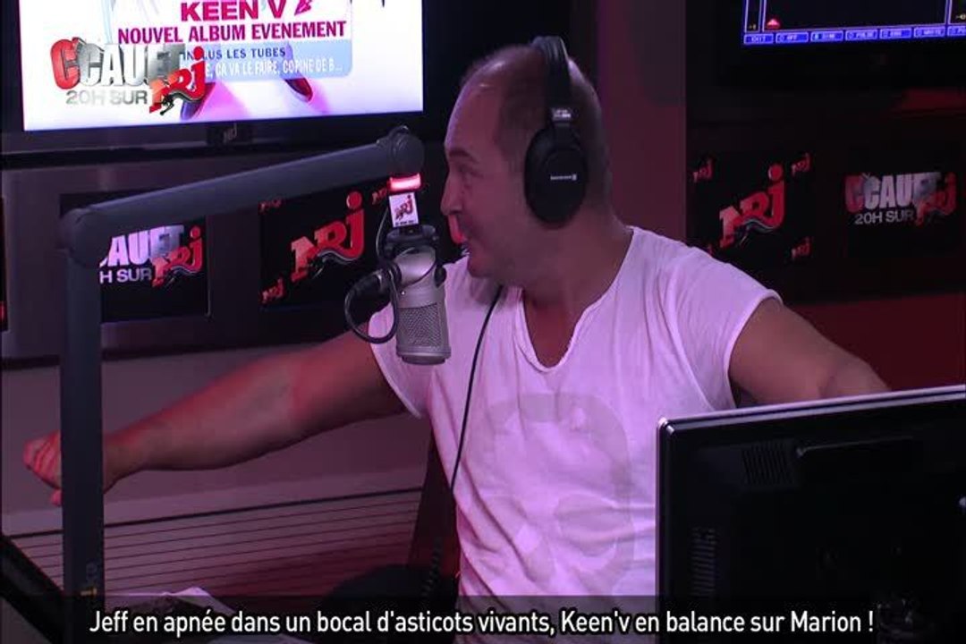 Jeff en apnée dans un bocal d'asticots vivants, Keen'v en balance sur Marion !