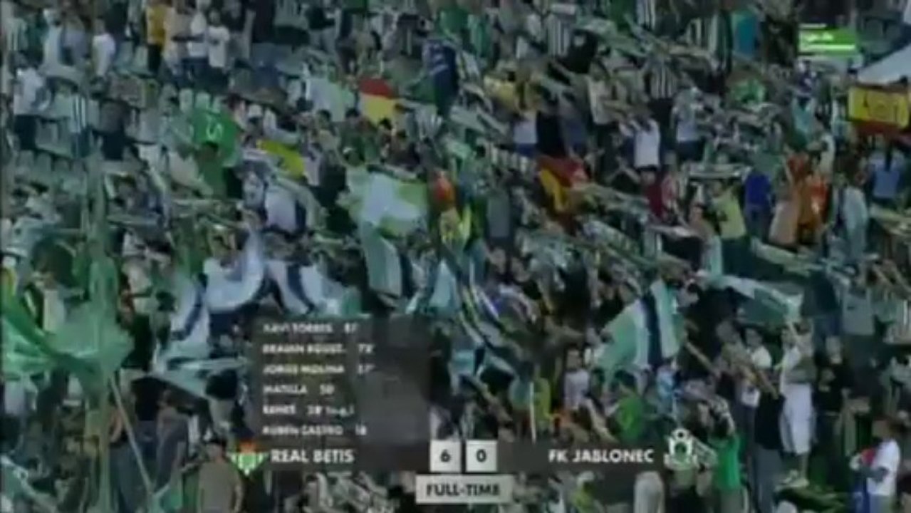Betis 6 Jablonec 0