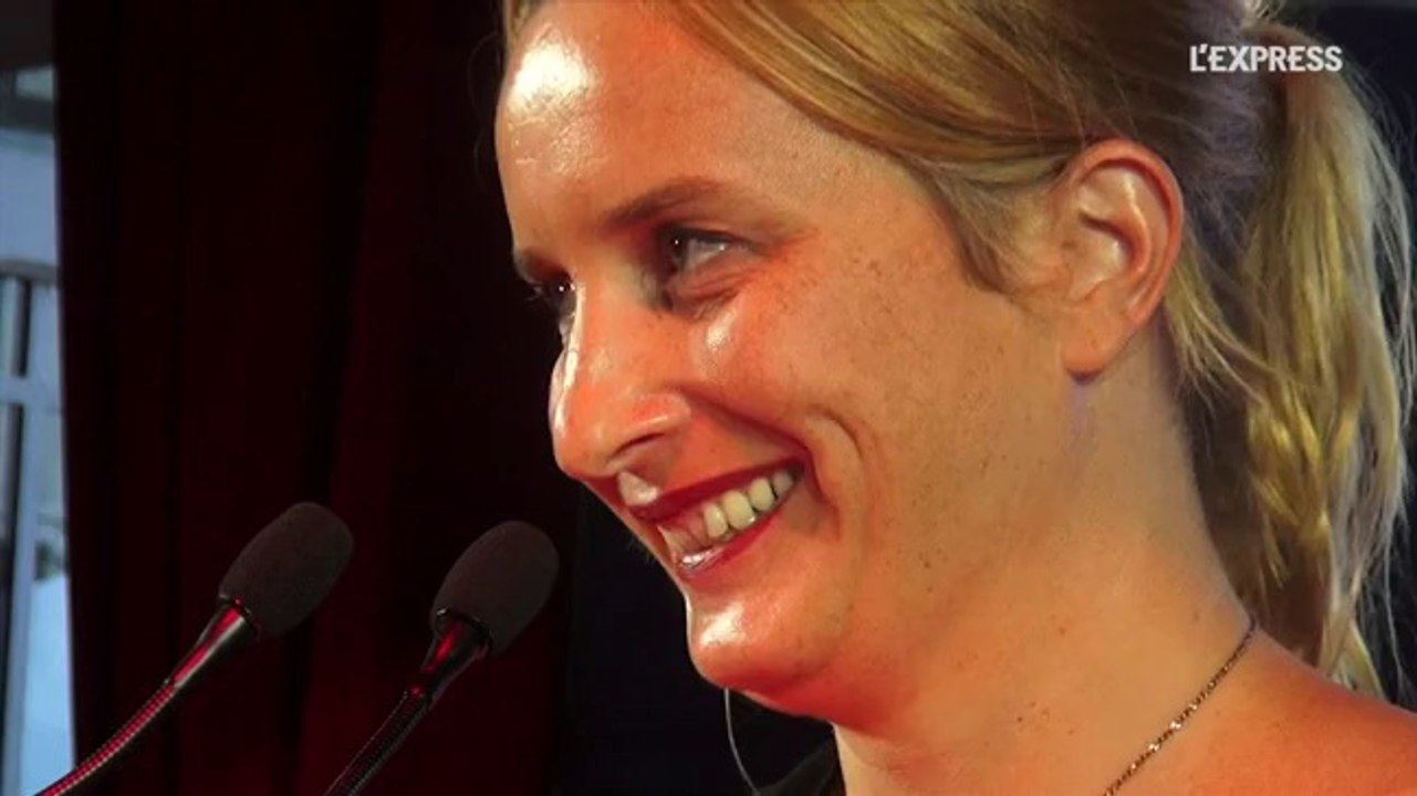 Julie Bonnie, lauréate du prix du roman Fnac 2013 - remise des prix