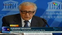 Brahimi pide proteger patrimonio cultural sirio