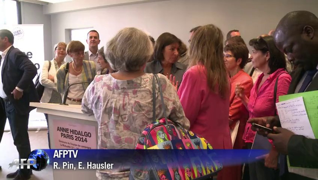 Municipales: la socialiste Anne Hidalgo fait sa rentrée