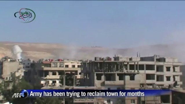 Fierce clashes in alleged gas attack area near Damascus