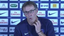 Laurent Blanc évoque le tirage de la Ligue des Champions