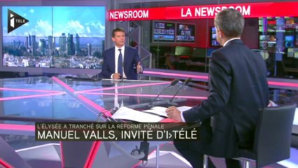 Manuel Valls : "la réforme pénale est cohérente et efficace"