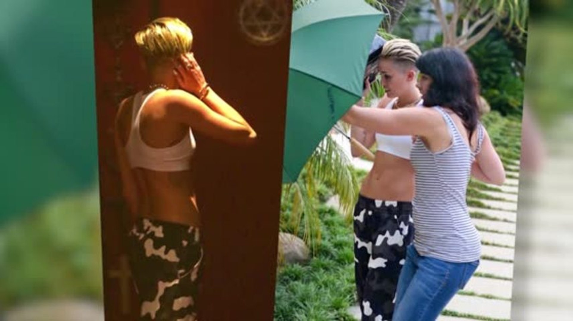 Miley Cyrus porte une tenue révélatrice
