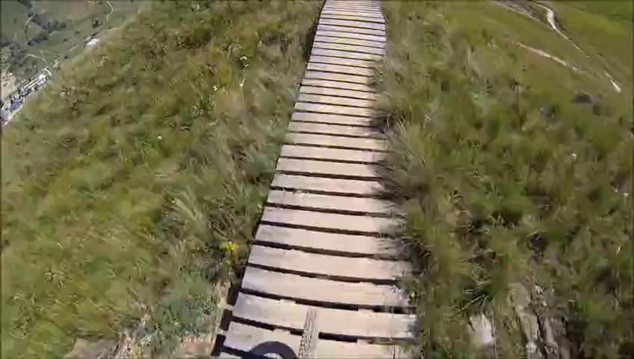 descente Pied MONTET aux 2 ALPES 2013